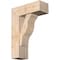 Ekena Millwork Funston Block Smooth Bracket w/ Offset Brace, Douglas Fir, 7 1/2"W x 20"D x 28"H BKT0806X20X28FST05SDF - alternate 1